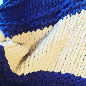 Handmade Chunky Knit Blanket